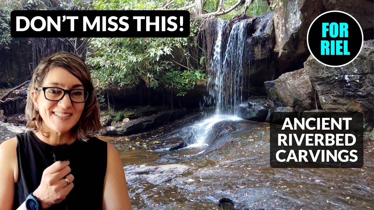 Best WATERFALL in SIEM REAP, Cambodia? River of 1000 Lingas at Kbal Spean! #forriel
