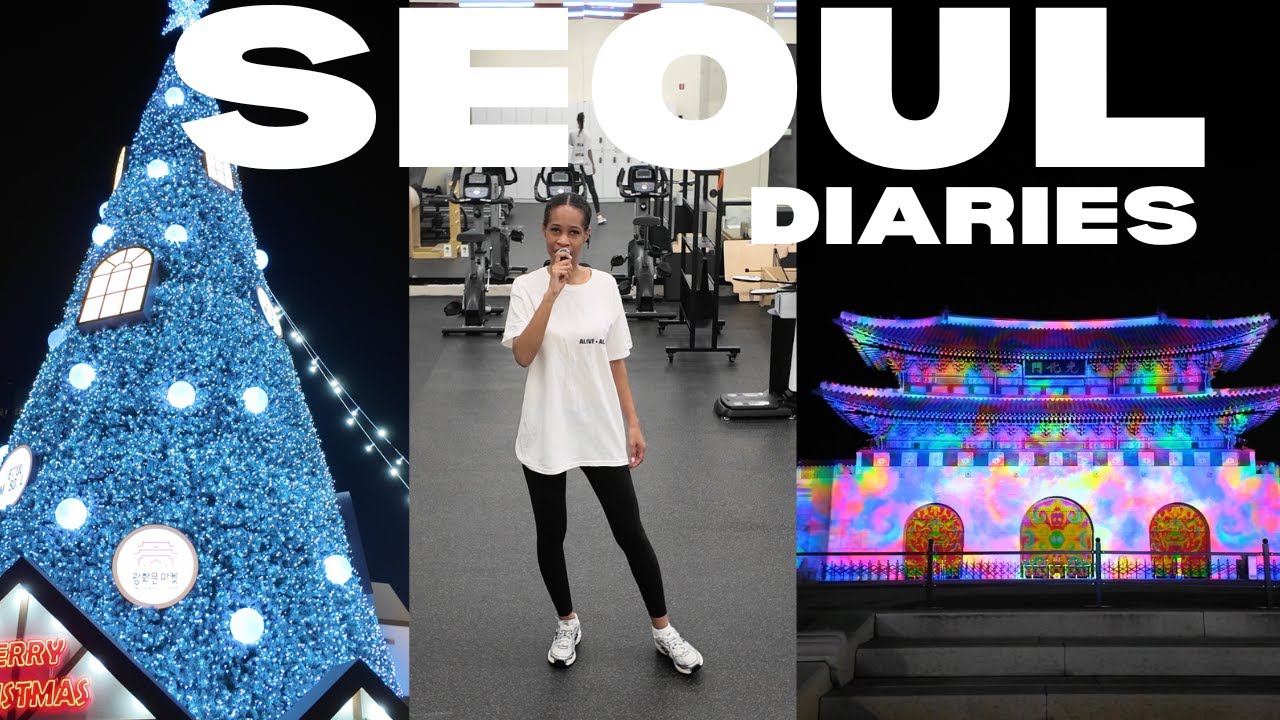 Seoul, South Korea Diaries | Content creator in Seoul | Gwanghwamun Christmas Market | Hongdae