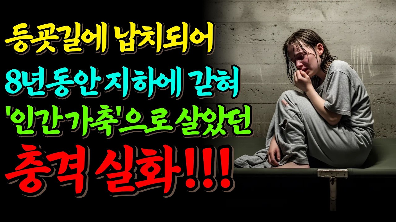 1998년 등굣길에 납치되어 8년동안 지하실에 갇혀 인간가축으로 살았던 충격실화!!