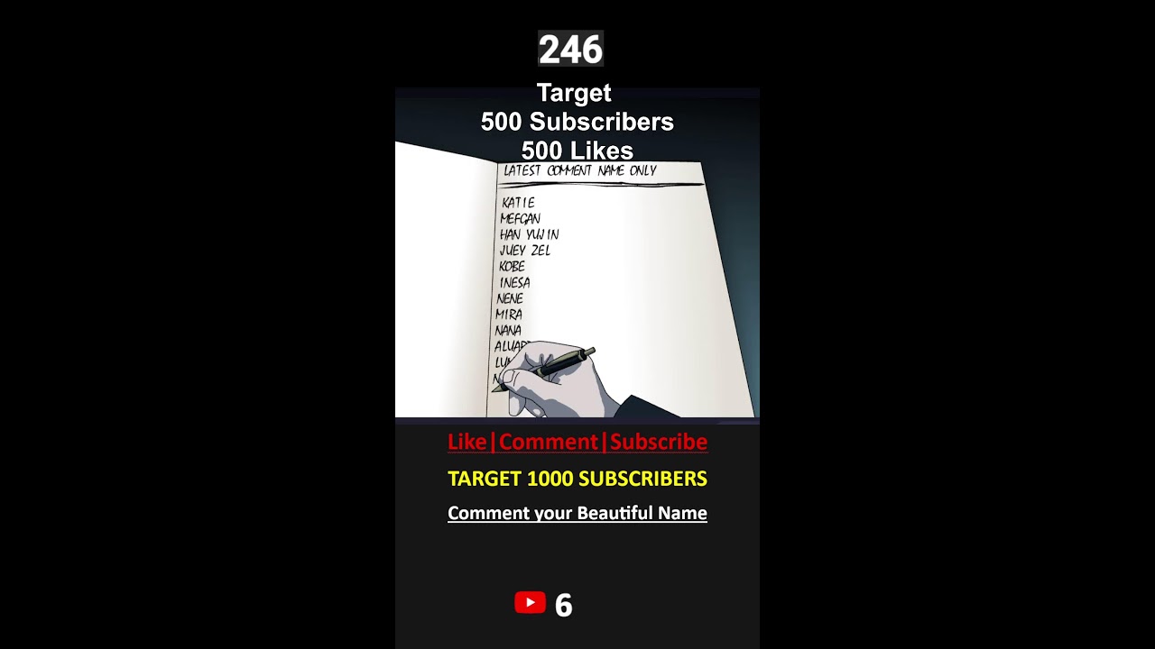 Name Writing Live! for my viewers