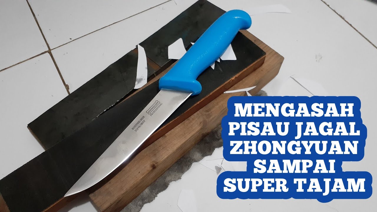 MENGASAH PISAU JAGAL