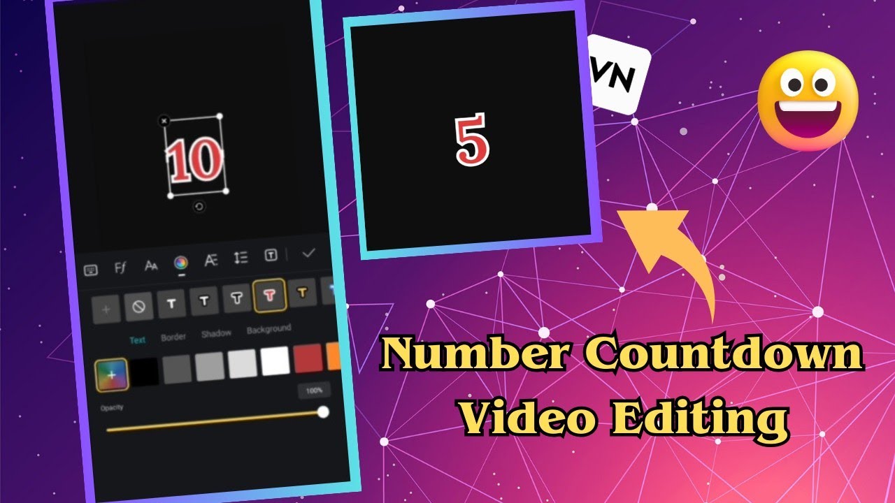 Number Counting Video Editing || Countdown Video Editing In VN App ||