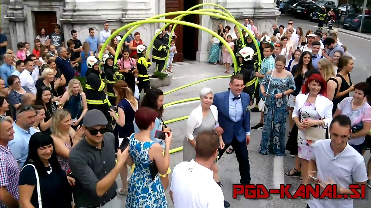 Gasilski špalir Romini in Mitji, 7.7.2018