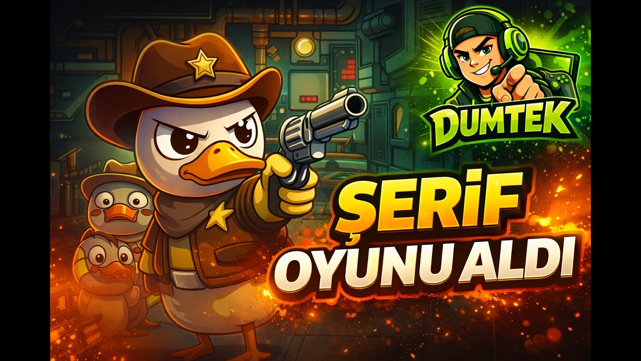 ŞERİF TEK BAŞINA OYUNU KAZANDIRDI! Goose Goose Duck Bölüm 13