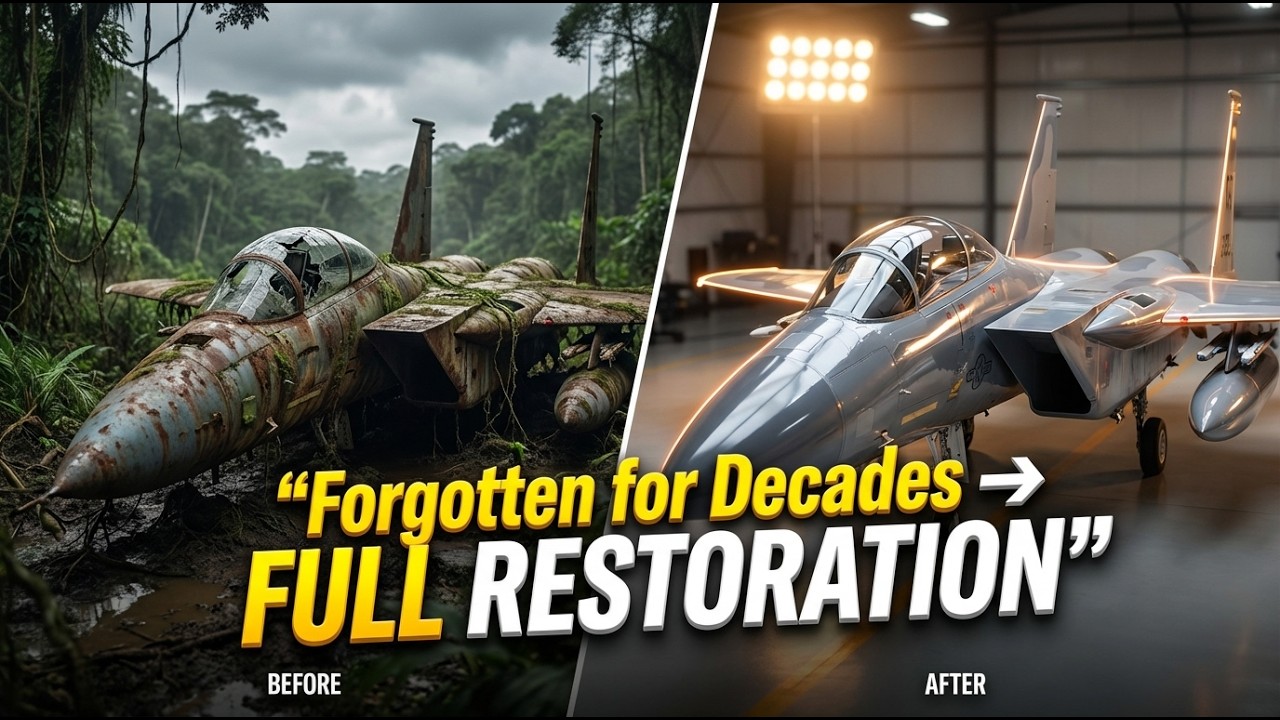 F-15 Eagle Fighter Jet Forgotten for Decades – Full Restoration Reveal
