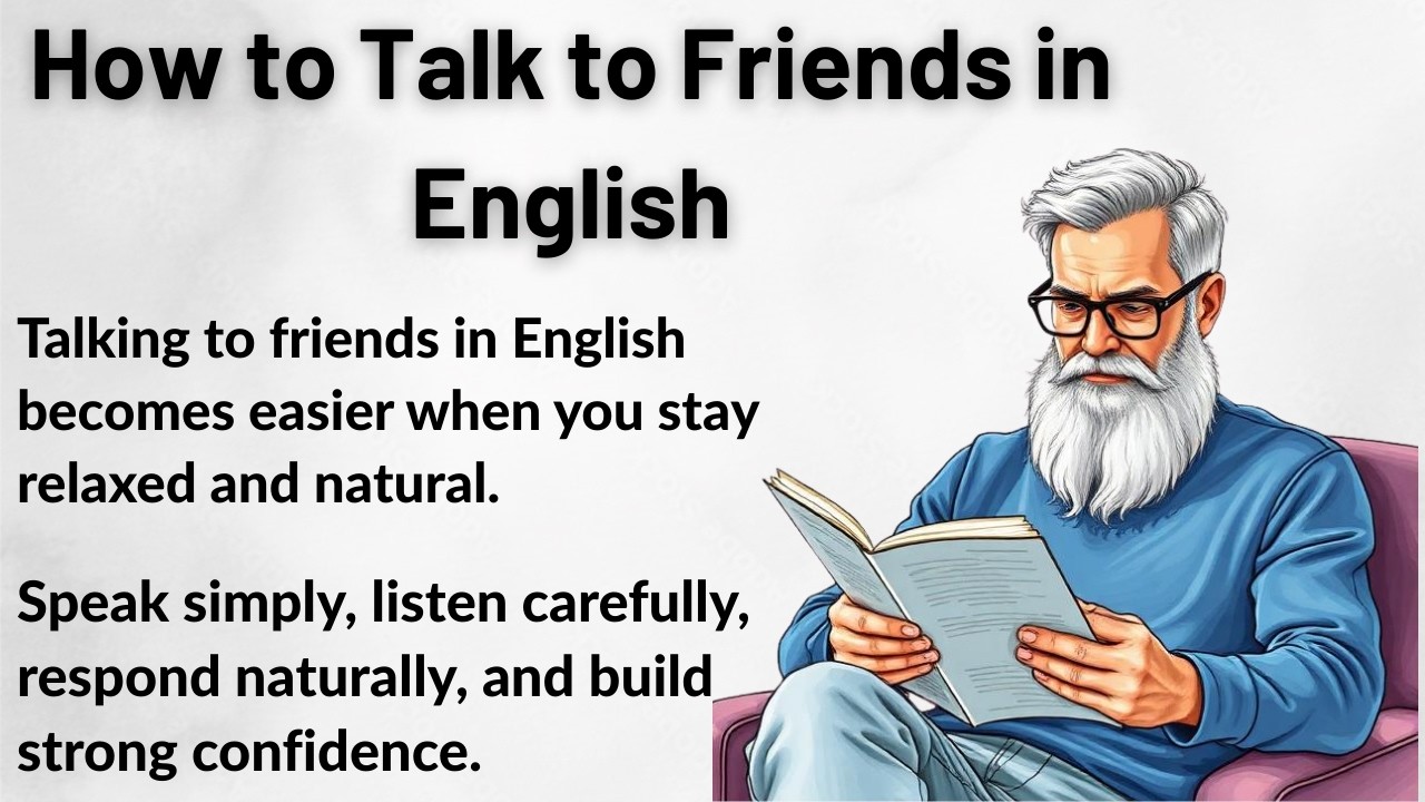 How to Talk to Friends in English || Graded Reader || Improve Your English Fluency
