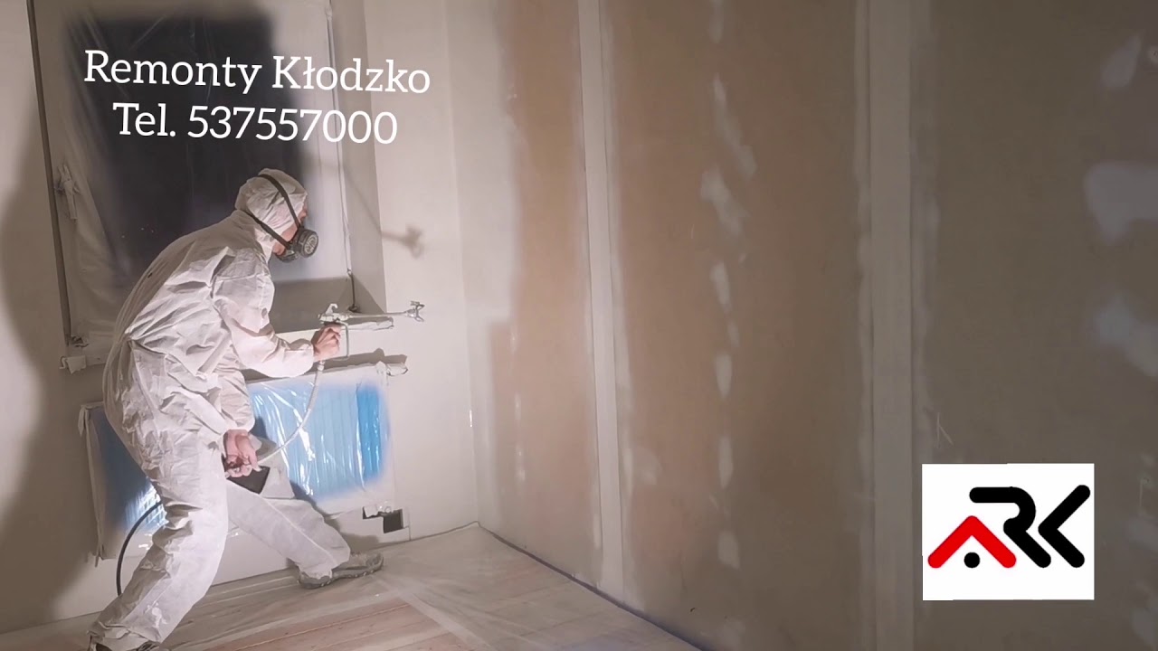 Jak malować natryskowo. Agregat Graco Gx 21. Farba Tikkurila.