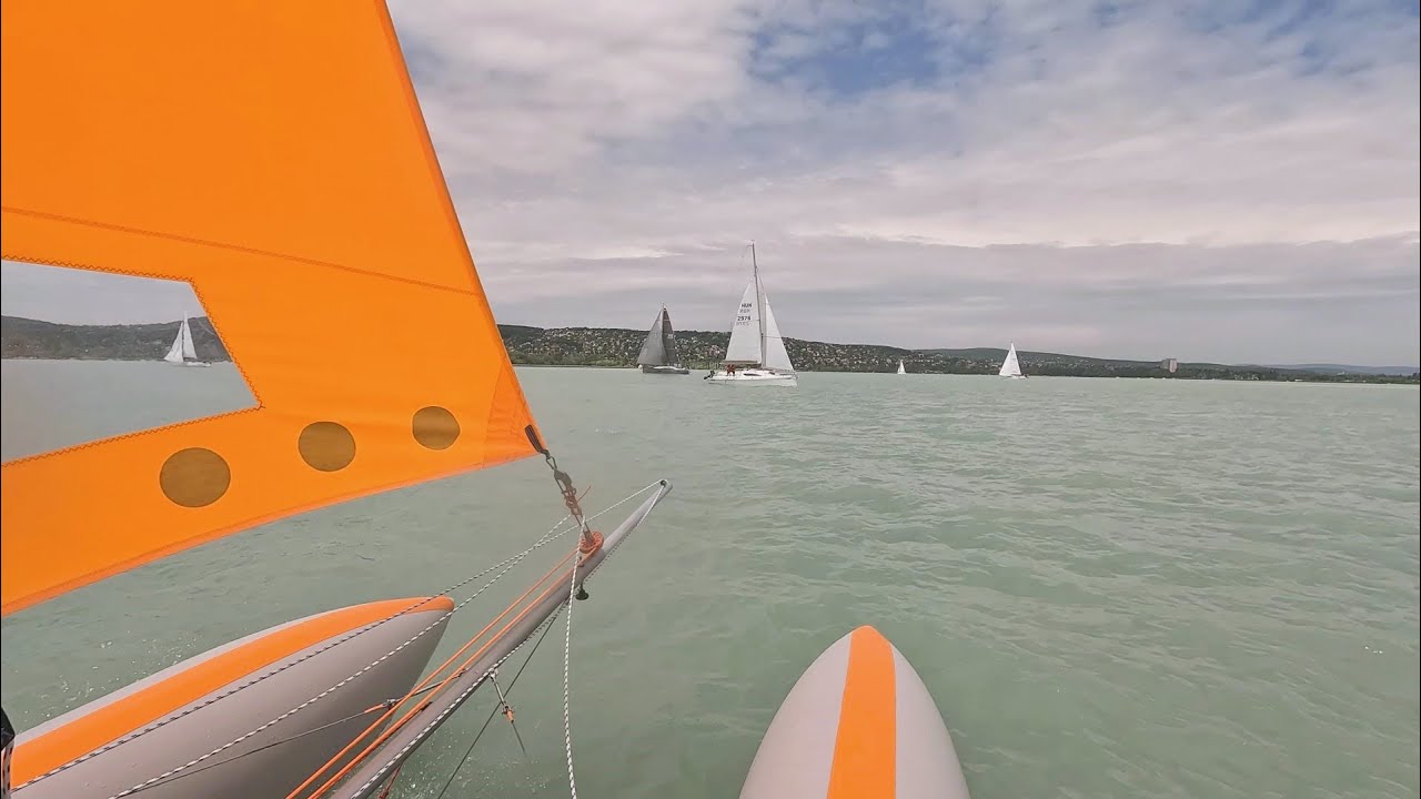 Balaton - sailing, camping and racing on smartkat