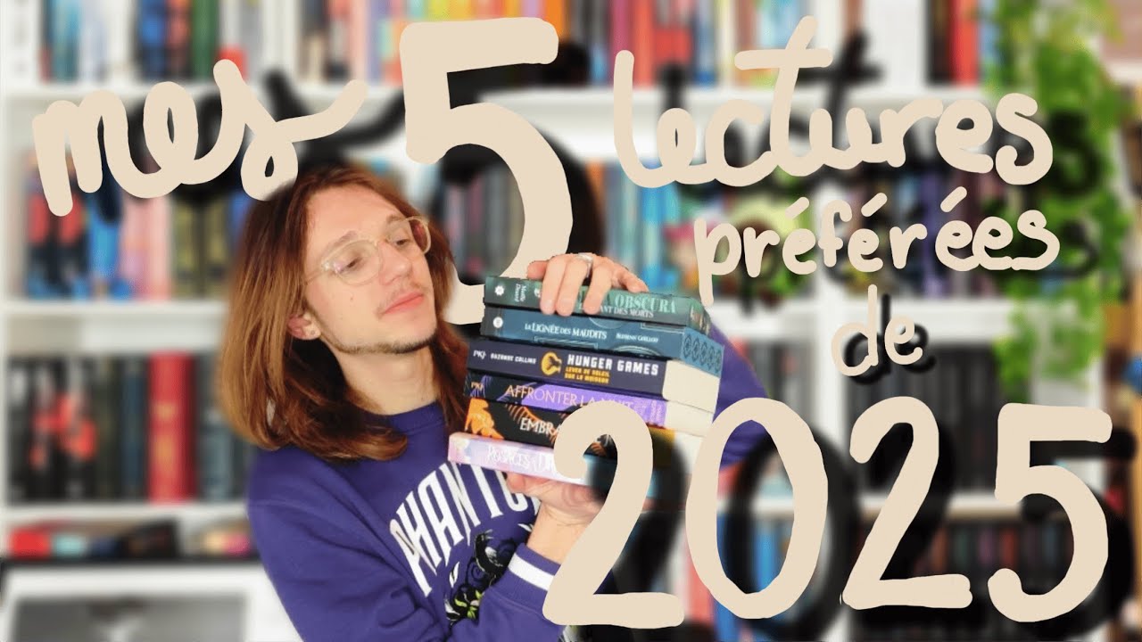 📖 Mes 5 livres préférés de 2025 + mon retour (pas si attendu) sur YTB