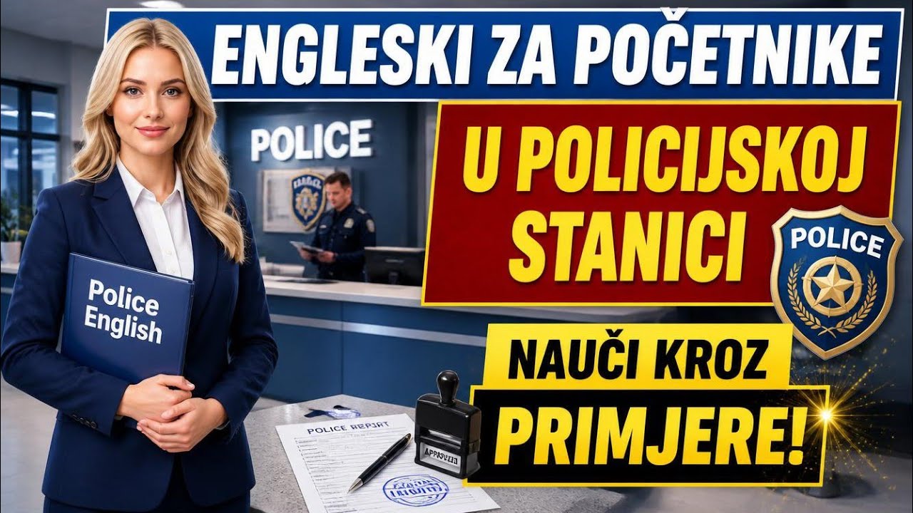 Engleski za početnike: U policijskoj stanici
