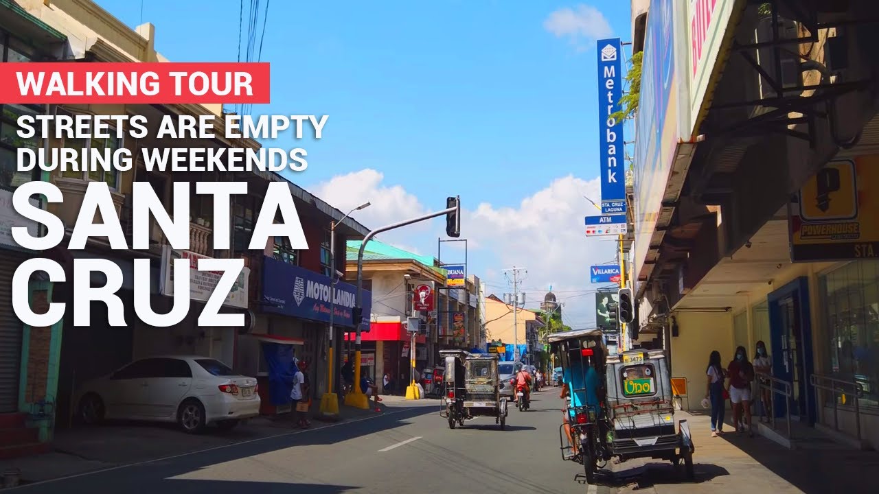 Santa Cruz | Walking Tour | Philippines | Capital of Laguna | 4K