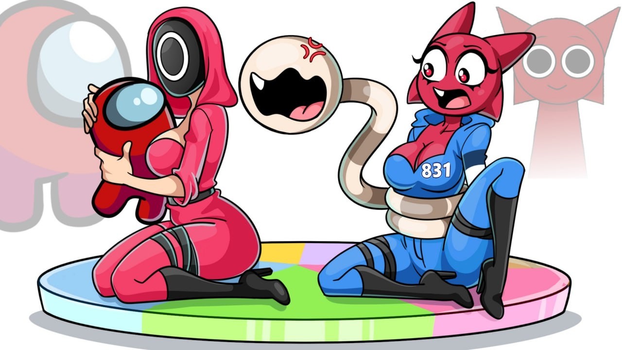 Mini Crewmate Kills Brainrot x Sprunki - CROCODILO BOMBARDINO x AMY - in MR BEAST GAMES | Among Us