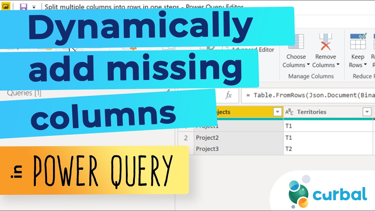 Динамическое добавление отсутствующих столбцов в Power Query