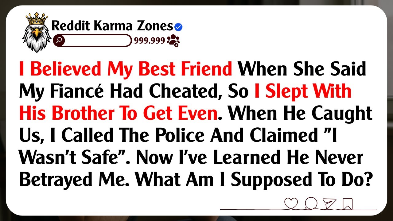 I Believed My Best Friend When She Said My Fiancé Had Cheated, So I Slept With His Brother To Get...