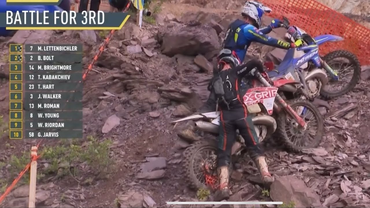 INSANE BATTLE FOR 3RD 🥉 @ RED BULL ERZBERGRODEO|Mitch Vs Theo