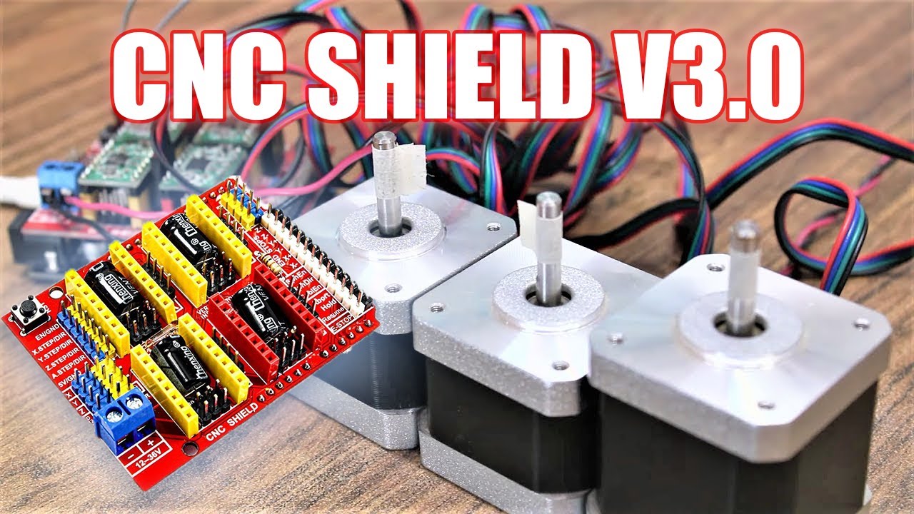 Учебное пособие по Arduino CNC Shield — управление шаговыми двигателями с помощью CNC Shield V3.0