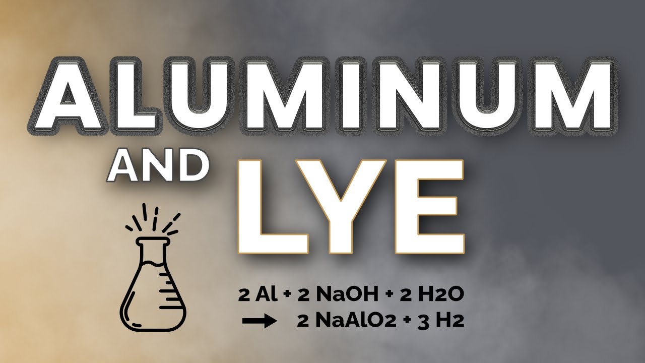 THIS IS DANGEROUS! ⚠️ Soap Chemistry Experiment - NaOH and Aluminum