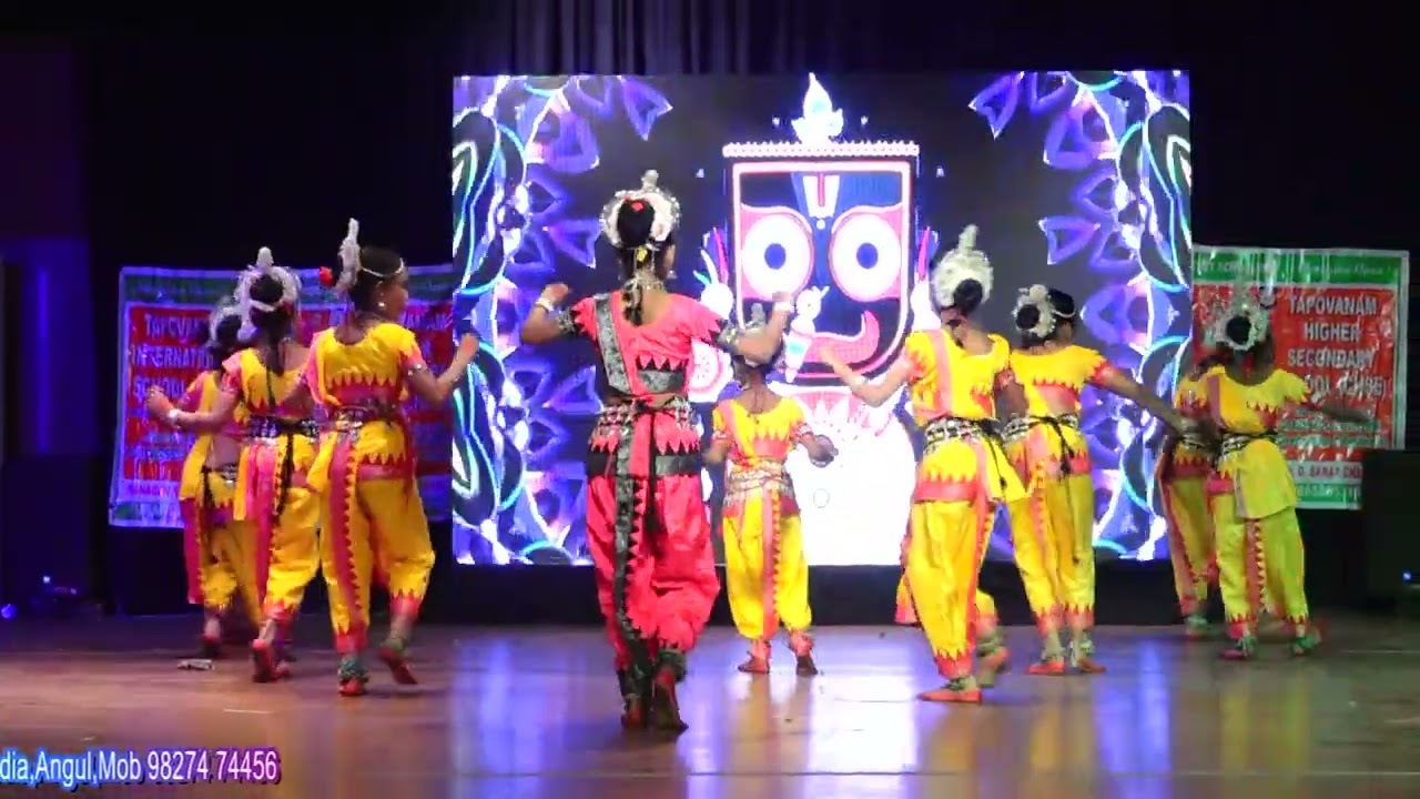 Mo Jaga Kalia Re ! Shree Khetra dhama ! Remix dance by Class 4 girls of Tapovanam