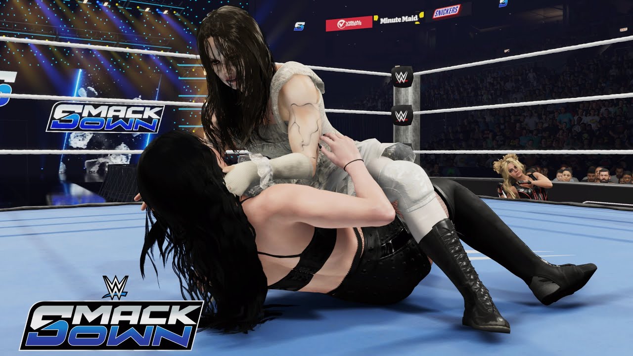 WWE 2K25 SMACKDOWN - NIKKI CROSS (W/ALEXA BLISS) VS JESSICA