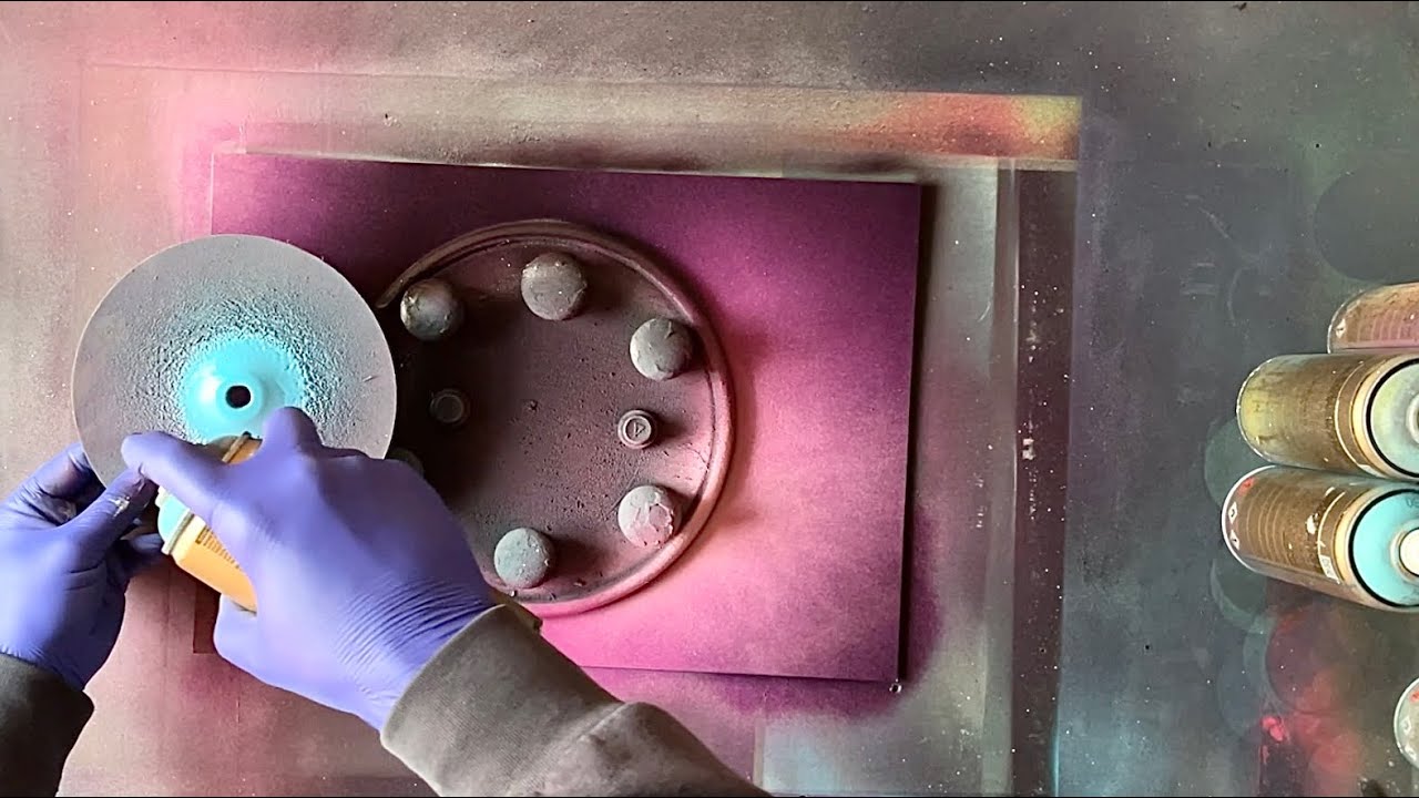 This Effect Paint is Amazing! Painting with Spray Paint