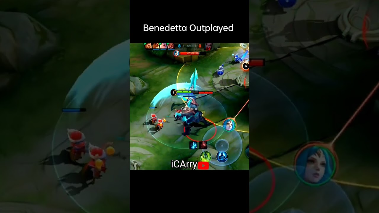 Benedetta Outplayed #mlbbshorts #mobilelegends #icarry