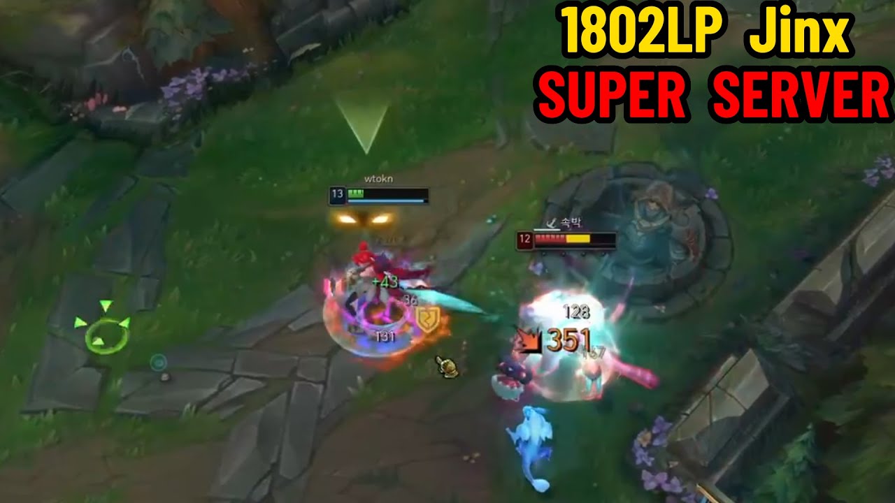 Rank 1 Jinx: When Super Server 1802LP Jinx Plays in KR High Elo...
