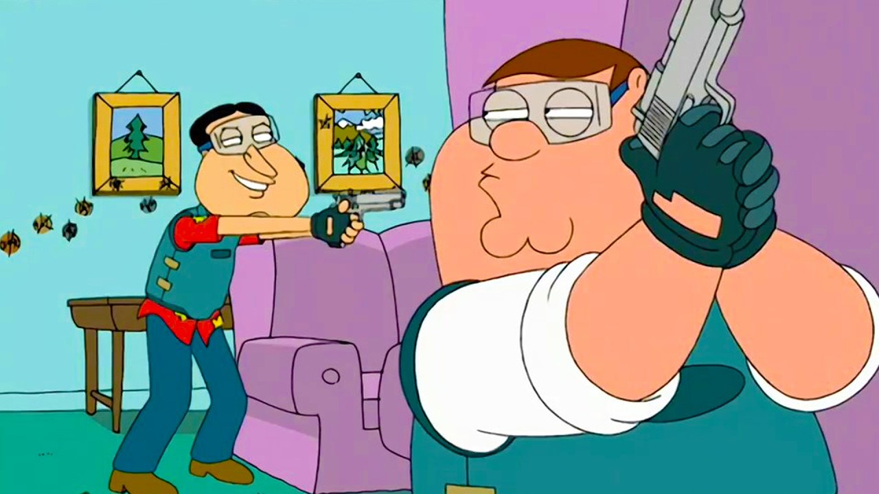 Peter plays Paintball