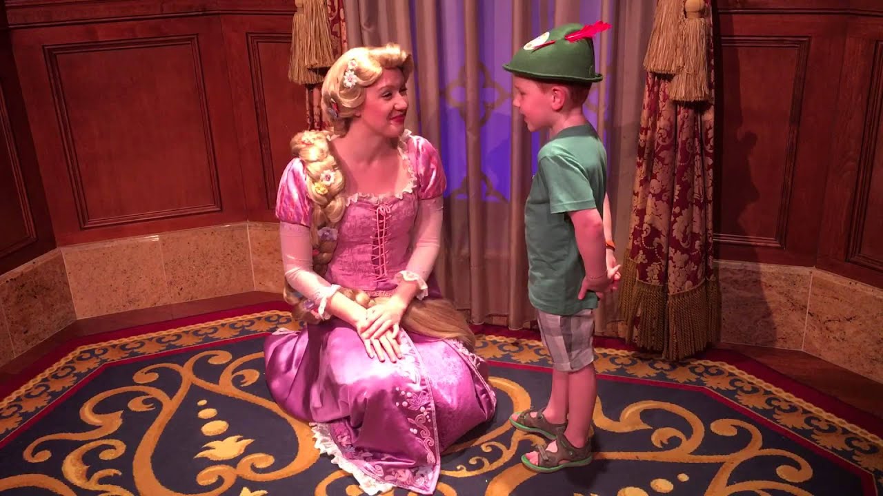Walt Disney World October 2015 Trip:Quinn had the best meet ever with Rapunzel!