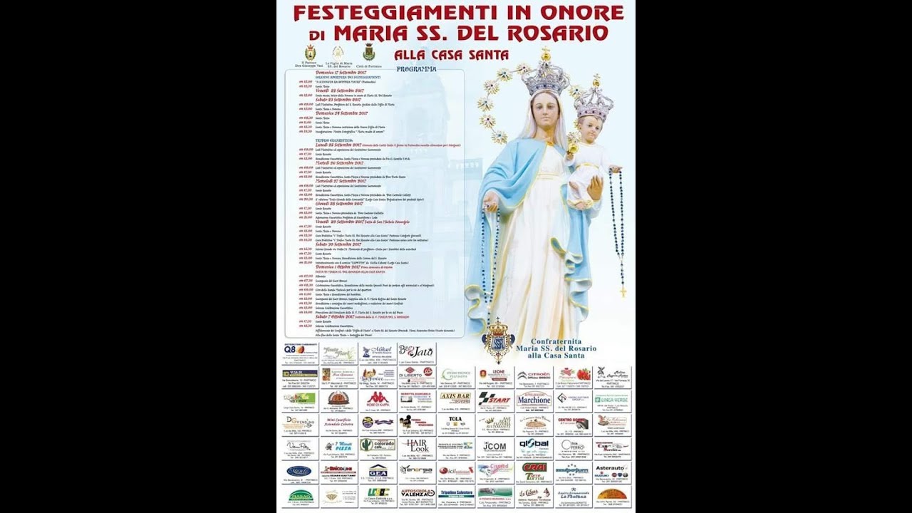 Festeggiamenti in Onore di Maria SS. del Rosario Partinico 2017