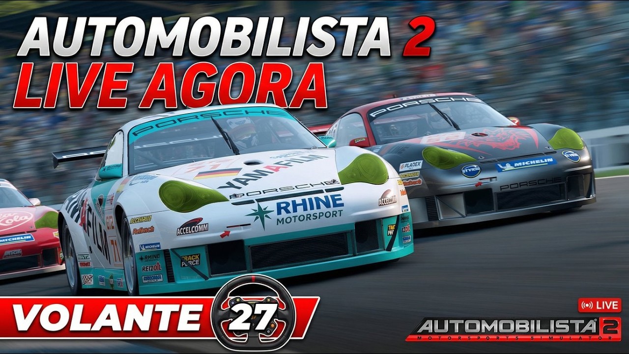 🔴LIVE - AUTOMOBILISTA 2 - G27 - VOLTA RAPIDA EM INTERLAGOS - GT3