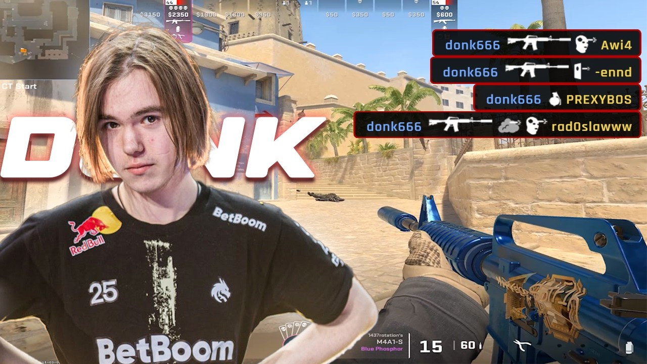 donk 34 Kills In One Of The Toughest Lobbies | 4700 ELO