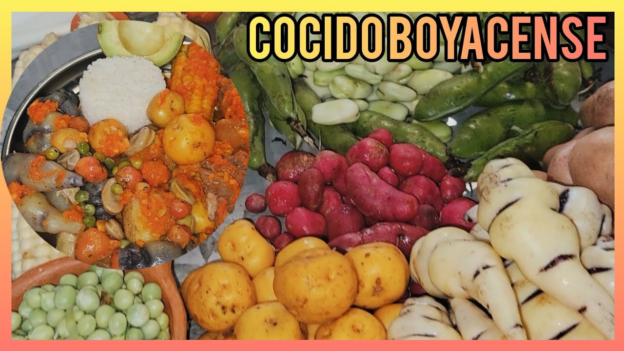 Así se prepara el verdadero COCIDO BOYACENSE tradicional 😋🥗#viralvideo 