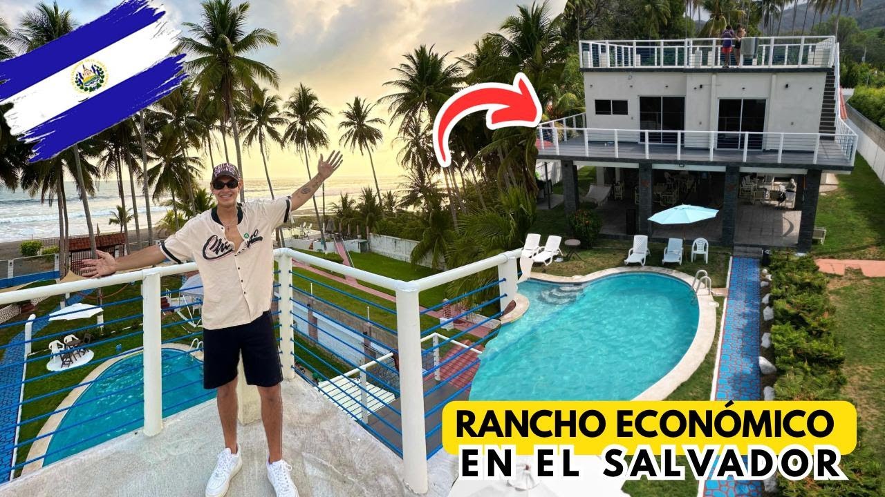 HERMOSO RANCHO PARA VISITAR EN ESTAS VACACIONES☀️🌊primera línea😱🇸🇻