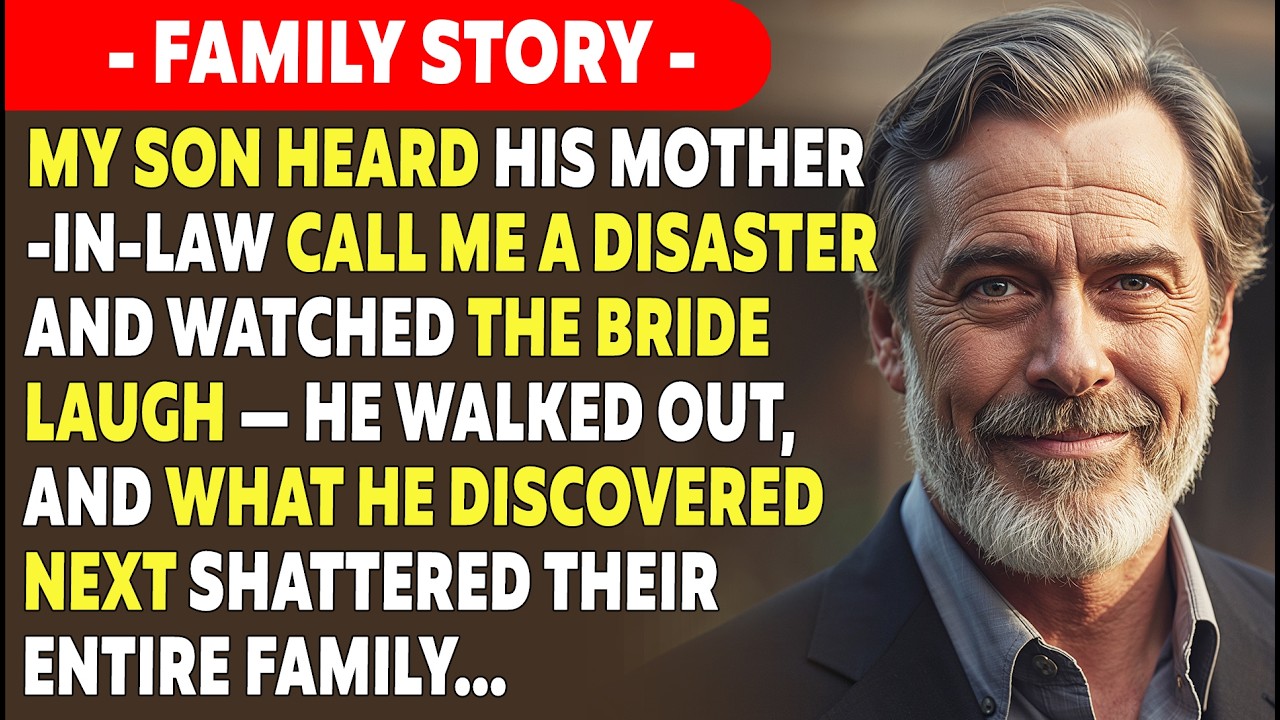 My Son Heard His Mother-in-Law Call Me a Disaster and Watched the Bride Laugh — He Walked Out