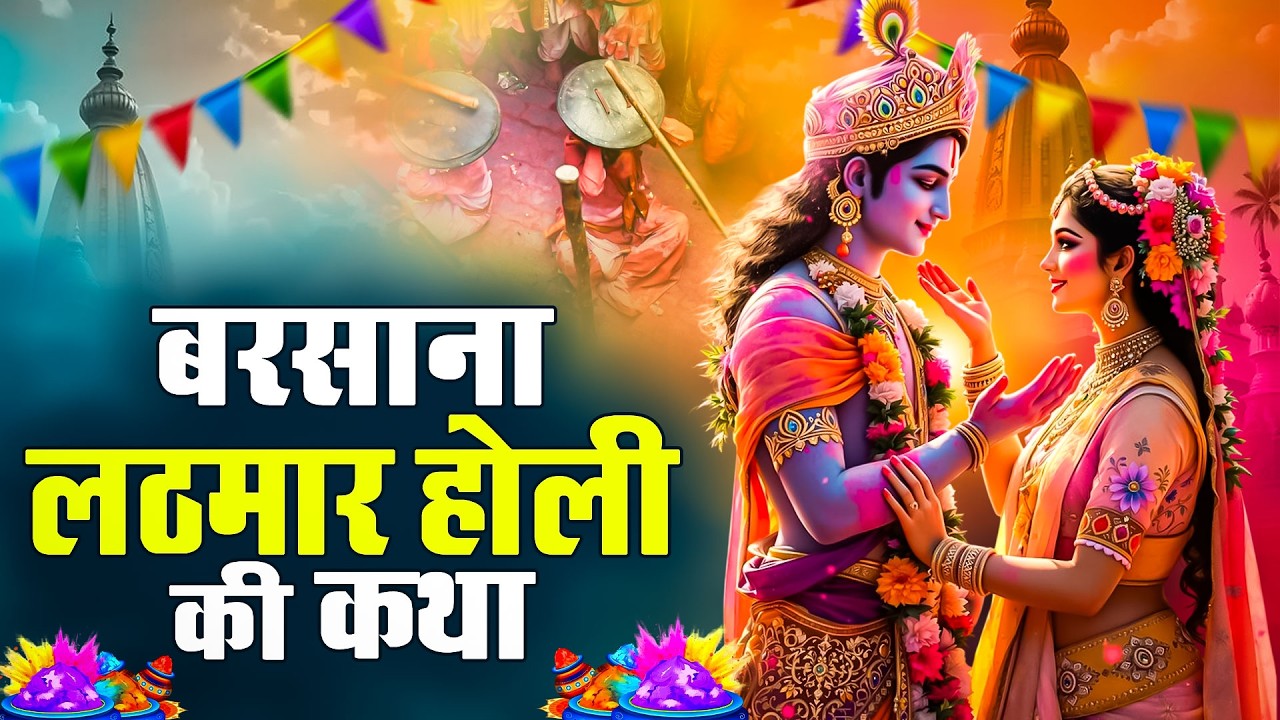 बरसाना होली की कथा | बरसाना लठमार होली 2026 | Barsana Holi Katha | Holi Ki Katha Ladli Barsana