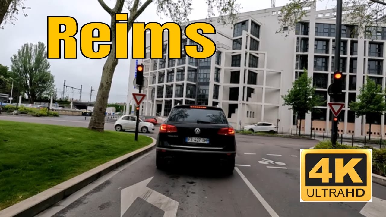 Reims 4K - Driving- French region