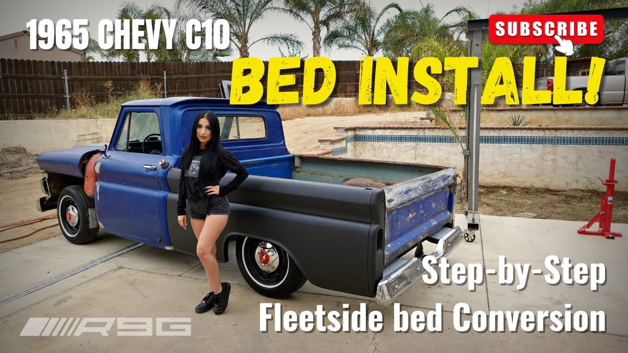 Переделка кузова в короткий кузов для Chevrolet C10 Fleetside 1965 года! Простая пошаговая устано...