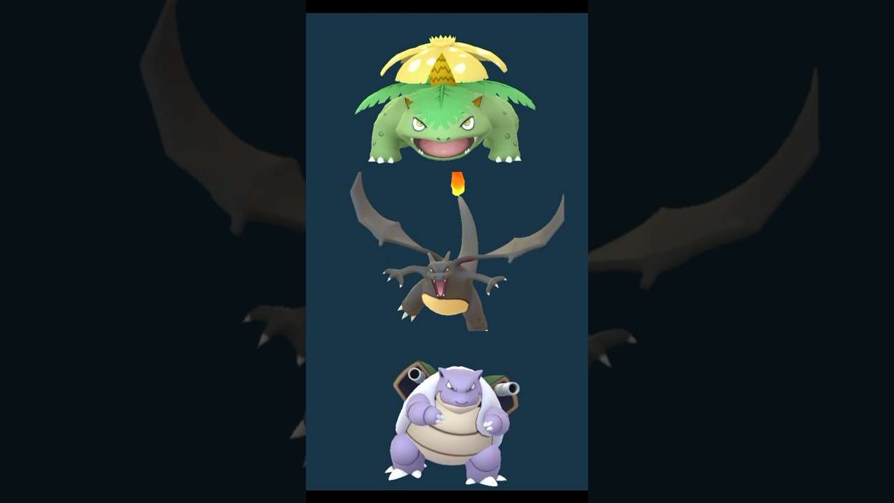 Mega Venusaur Charizard Blastoise