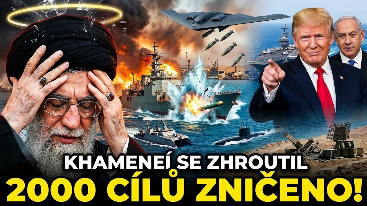 Blesková válka: USA ovládly nebe nad Íránem a ničí cíle. Trump mění pravidla hry na bojišti!