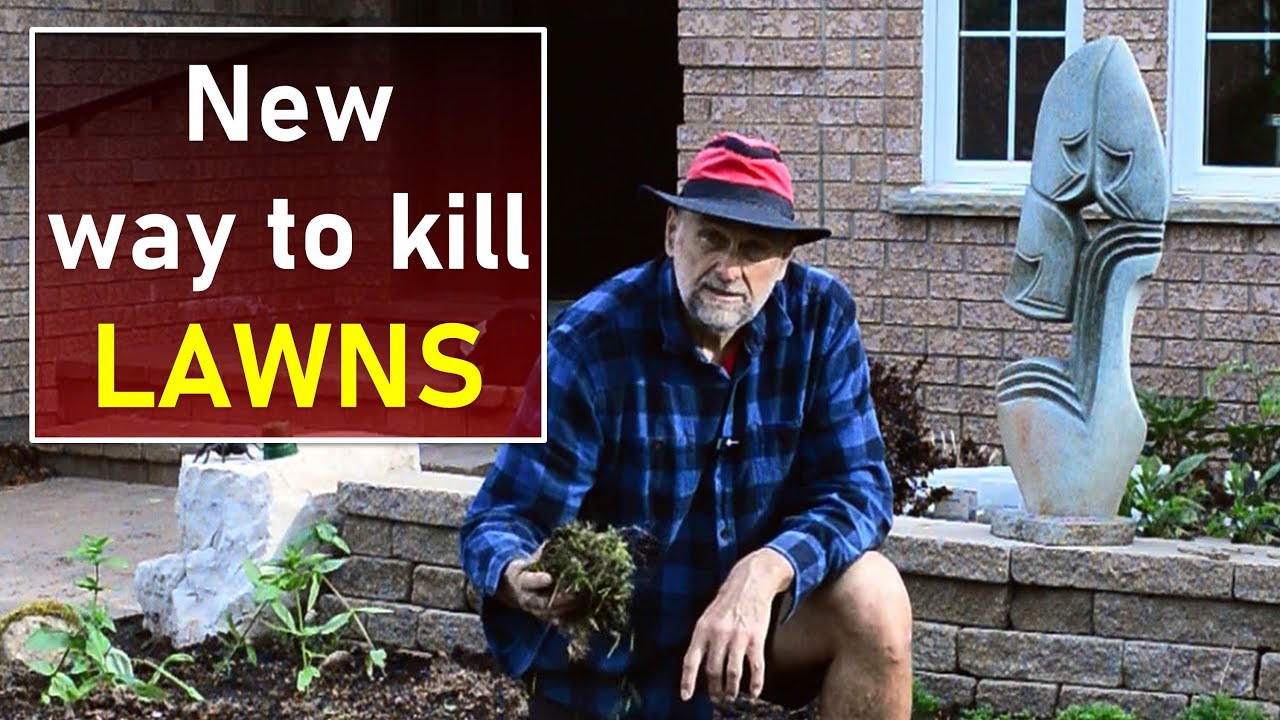 New Easy Way to Remove Lawn Grass to Make a New Garden