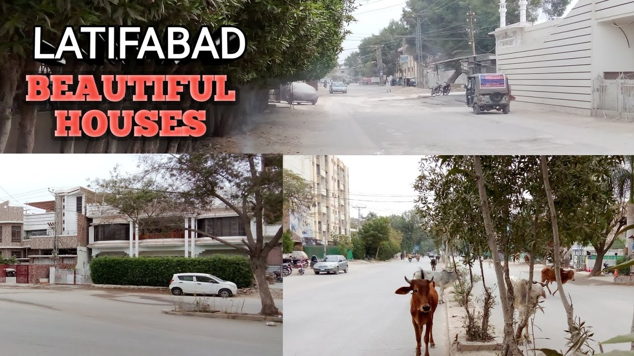 LATIFABAD BEAUTIFUL HOUSES AND AREAS HYDERABAD