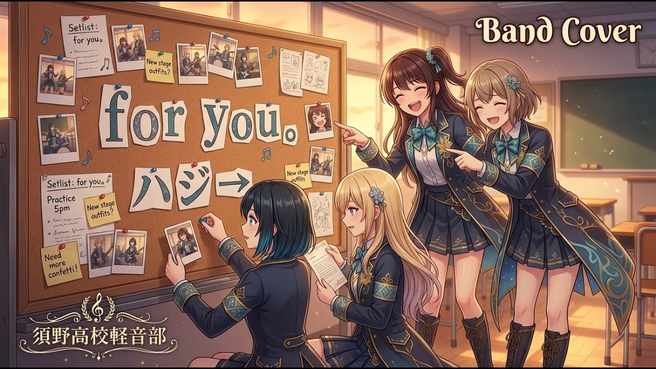 for you。 / ハジ→【バンドカバー】