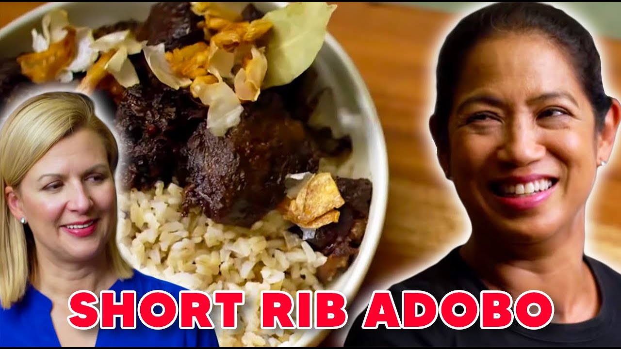 Anna Olson Learns Chef Margarita Forés' Incredible Short Rib Adobo Recipe!