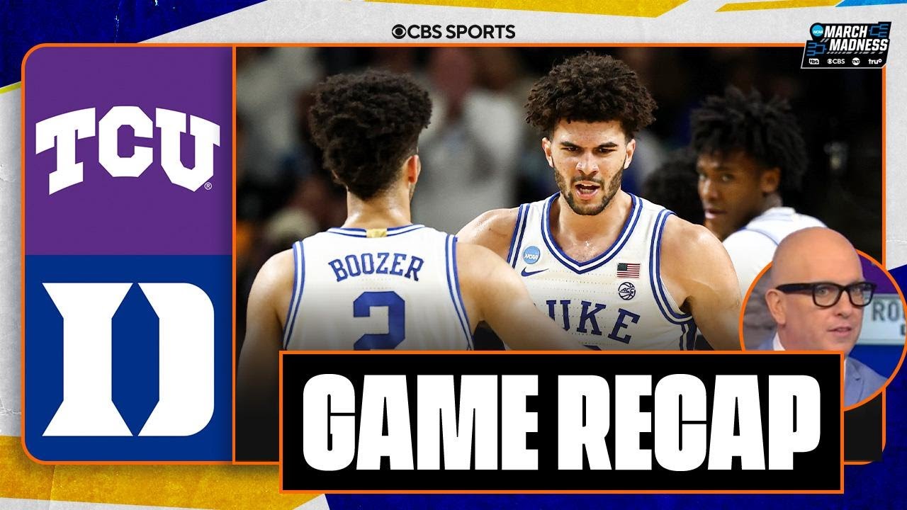 Duke handles TCU, advances to Sweet 16 | Cameron Boozer drops 19 points! | 2026 March Madness