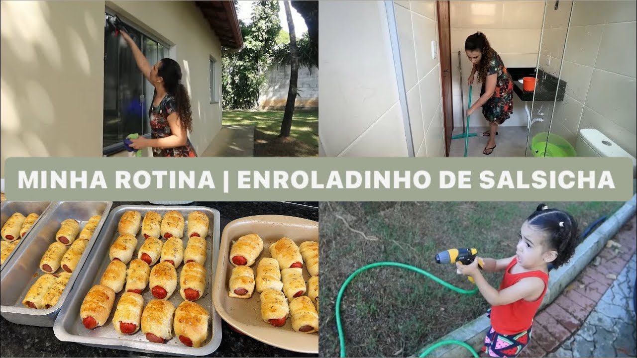 ROTINA DE LIMPEZA| LIMPEI AS JANELAS E O QUINTAL| LAVEI O BANHEIRO | ENROLADINHO FÁCIL | LAÍS VELOSO