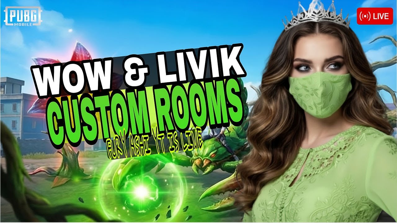 PUBG Mobile Live|500 CASH & 120 UC  Custom Rooms | Pubg Custom Rooms | FURY ASHI YT is Live 4.1 ❤️