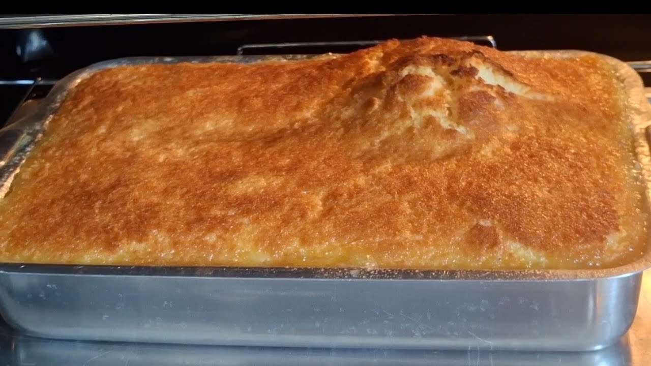 Bolo de leite com fubá sem farinha de trigo 