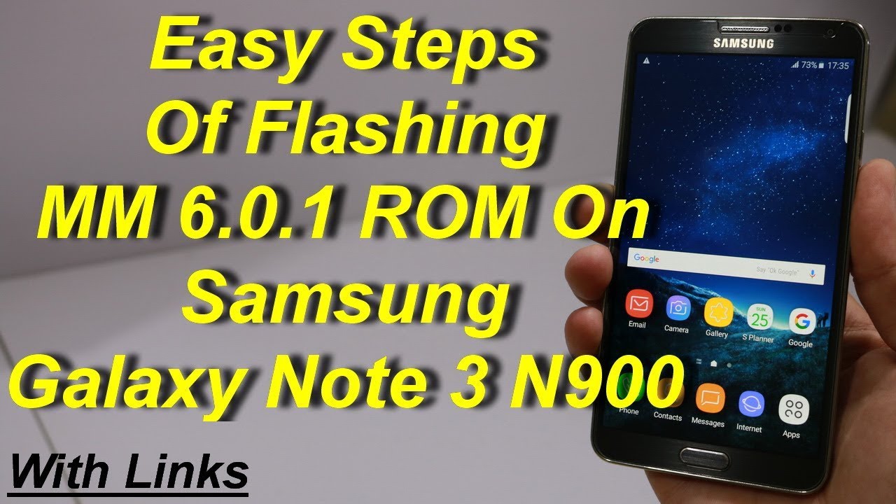 Tutorial Flashing MM 6.0.1 Rom on Galaxy Note 3 N900 (English)