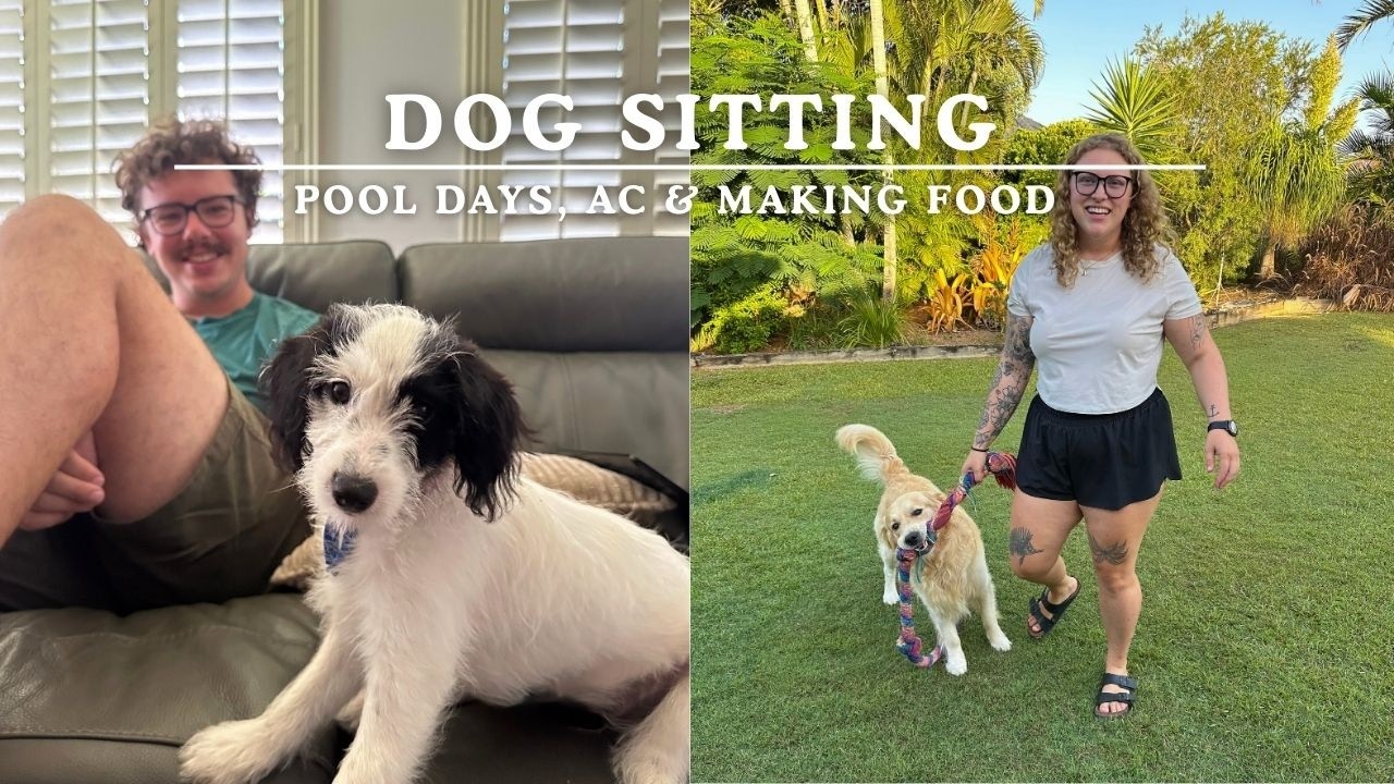 Chill Vlog Week  |  Pet Sitting in Brisbane, Making Comfort Foods & Pool Days
