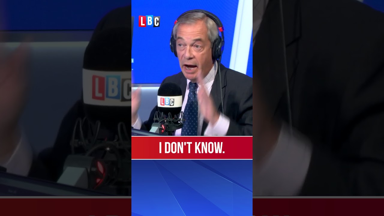 Nigel Farage asked if he believes Trump when he says 'paracetamol causes autism'